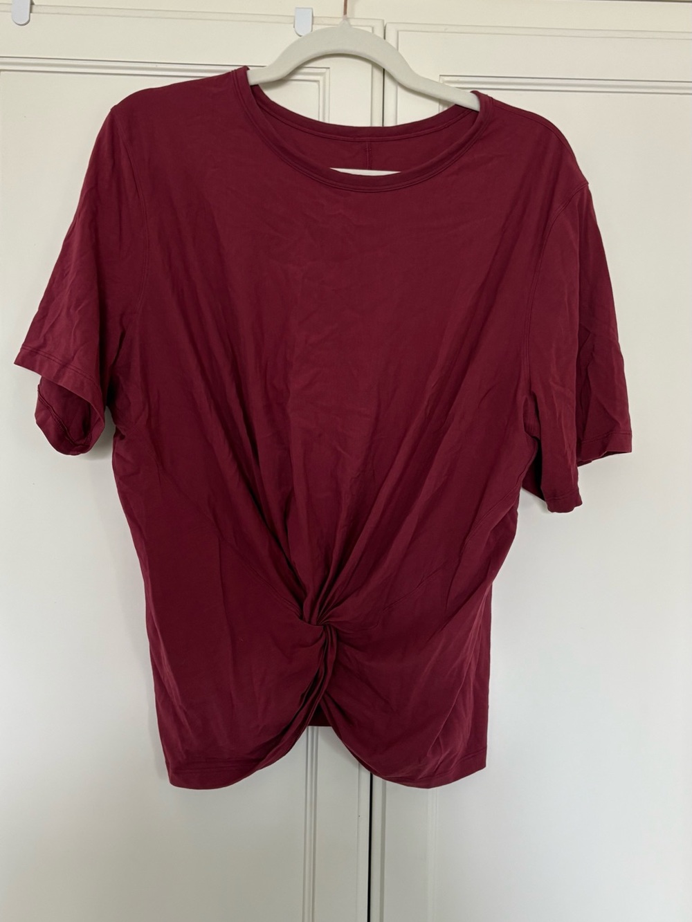 Lululemon Crescent Tee, Mulled Wine - Picture 7 of 8